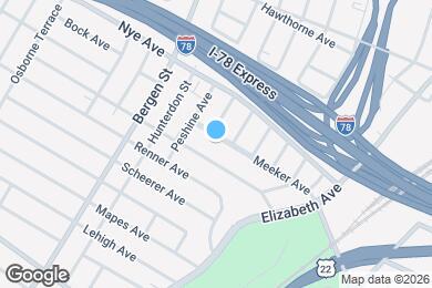 Map image of the property - 318 Meeker Ave