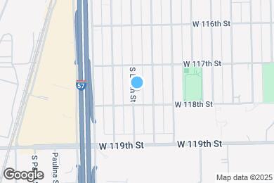 Map image of the property - 11741 S Laflin St