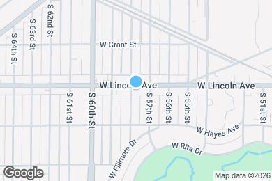 Map image of the property - 5729 W Lincoln Ave