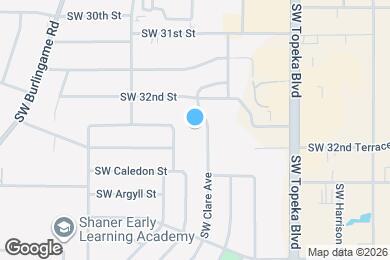 Map image of the property - 3231 SW Clare Ave