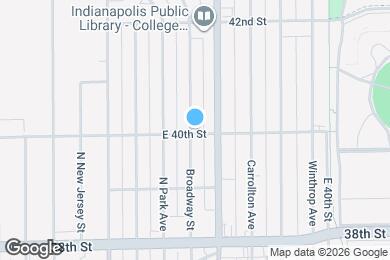 Map image of the property - 4001 Broadway St