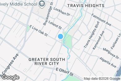 Map image of the property - 520 E Live Oak St