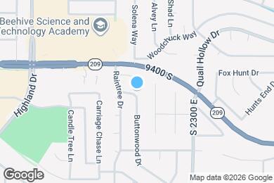 Map image of the property - 2205 Buttonwood Dr