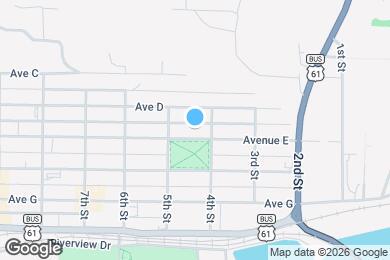 Map image of the property - 415 Avenue E