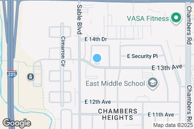 Map image of the property - 14641 E 13th Ave