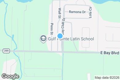 Map image of the property - 2751 Bay Club Dr