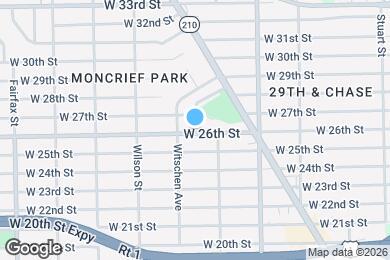 Map image of the property - 1437 W 26th St