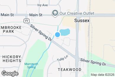 Map image of the property - Topaz Apartments N62W23404 Silver Spring Dr.