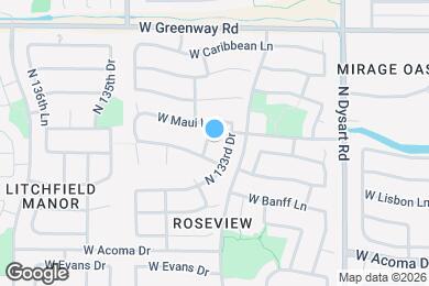 Map image of the property - 14943 N 133rd Ln