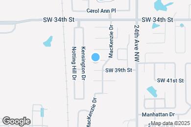 Map image of the property - 912 SW 38th St