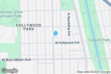 Map image of the property - 5717 N Kimball Ave