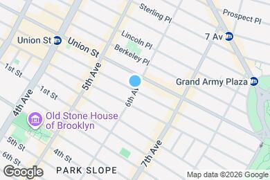 Map image of the property - 216 6th Ave