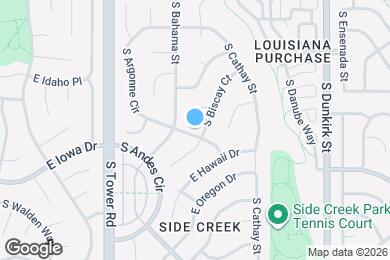 Map image of the property - 18871 E Gunnison Pl