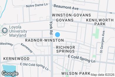 Map image of the property - 514 Radnor Ave