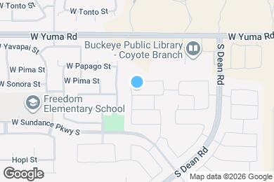 Map image of the property - 21874 W Sonora St
