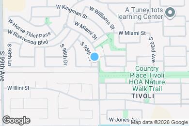 Map image of the property - 3429 S 95th Dr