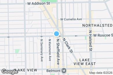 Map image of the property - 3356 N Sheffield Ave