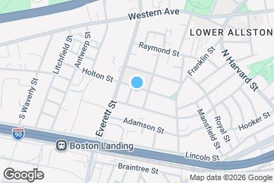 Map image of the property - 44 Holton St