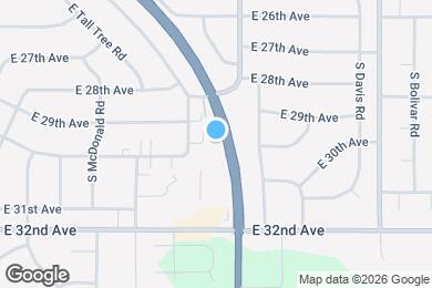 Map image of the property - 13424 E Skyview Ave