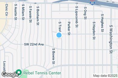 Map image of the property - 2104 S Travis St