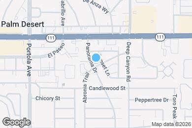 Map image of the property - 45320 Panorama Dr