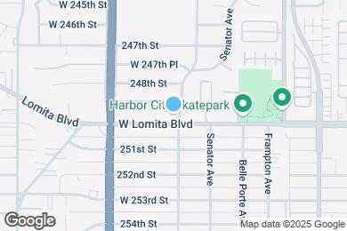 Map image of the property - 1605 Lomita Blvd
