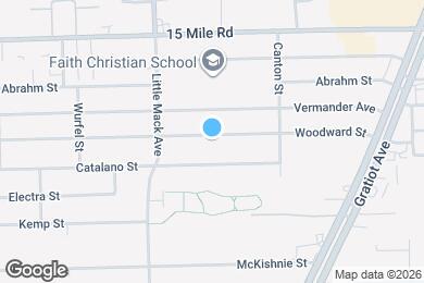 Map image of the property - 20812 Woodward St