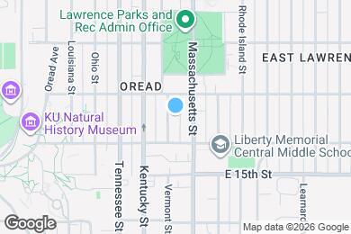 Map image of the property - 1320 Vermont St