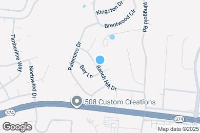Map image of the property - 617 Ranch Hill Dr