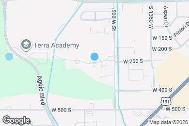 Map image of the property - 1596 W 300 S