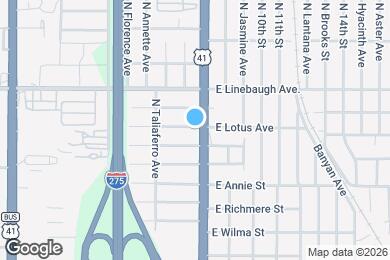 Map image of the property - 9718 N Nebraska Ave