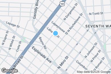 Map image of the property - 2436 Laharpe St