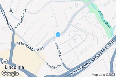 Map image of the property - 401 N Beauregard St