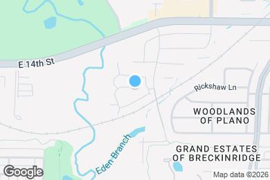 Map image of the property - Park Residences Plano 55+ Cottages & Apartments