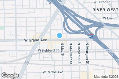 Map image of the property - 1142 W Grand Ave