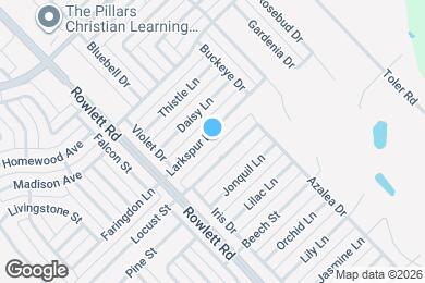 Map image of the property - 2522 Larkspur Ln
