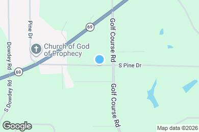 Map image of the property - 320 S Pine Dr