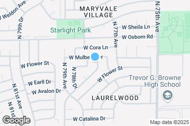 Map image of the property - 3150 N 77th Ln