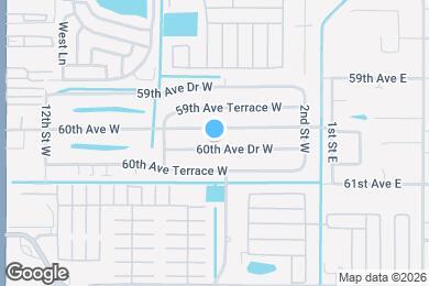 Map image of the property - 509 60th Ave Dr W