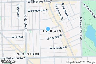 Map image of the property - 659 W Wrightwood Ave