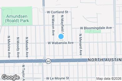 Map image of the property - 1706 N Mayfield Ave