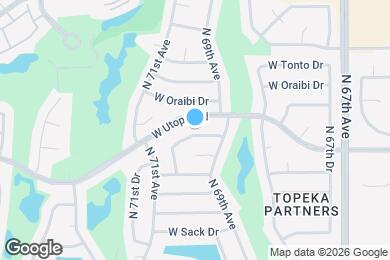 Map image of the property - 6934 W Kristal Way