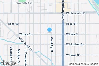 Map image of the property - 1110 W Hale St