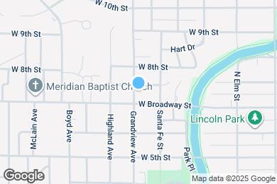 Map image of the property - 720 Grandview Ave