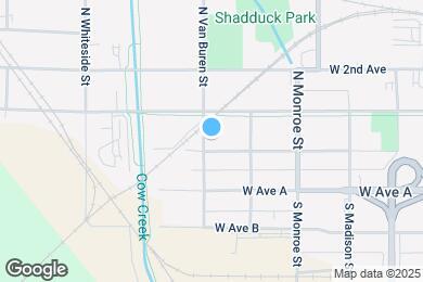 Map image of the property - 632 W Sherman St