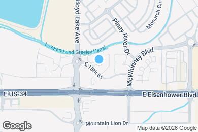 Map image of the property - Avenida at Centerra 55+ Active Adult Apartment Homes