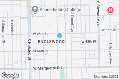 Map image of the property - 6521 S Lowe Ave