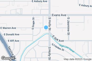 Map image of the property - 2201 S Holly St