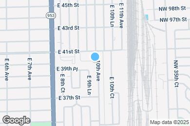 Map image of the property - 960 E 40th St