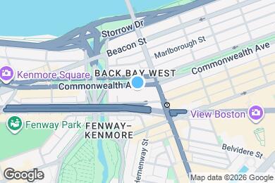Map image of the property - 384 Commonwealth Avenue